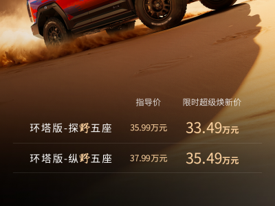 至前所未至 享前所未享  纵横G700环塔版限时超级焕新价33.49万起上市